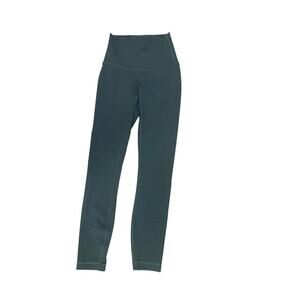 Lululemon Wunder Under Leggings Womens Size 0 Green